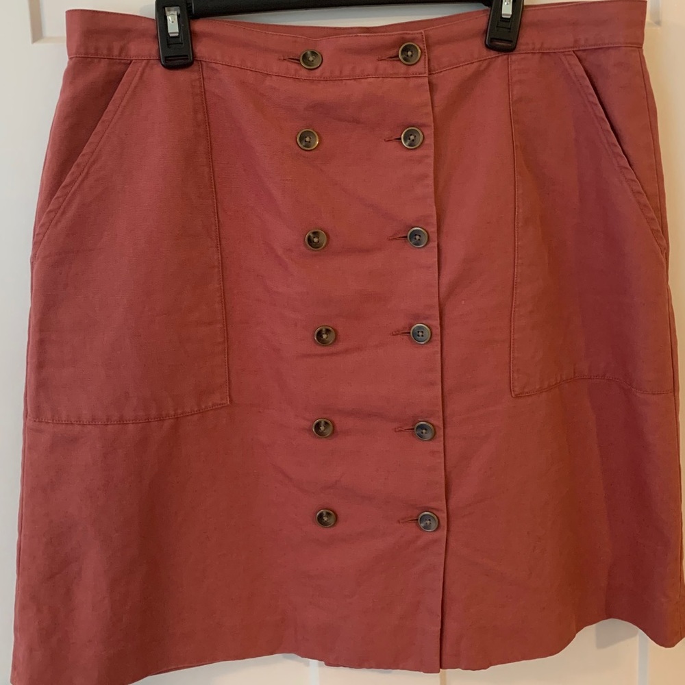 L. L. Bean Canvas Skirt
